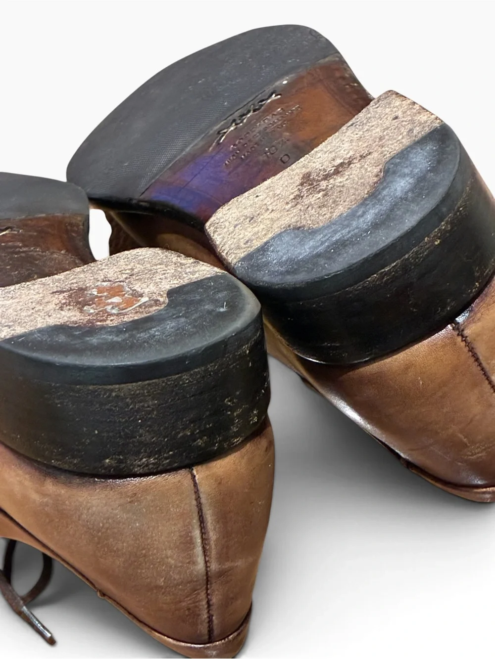 Ermenegildo Zegna XXX Couture Antique Leather Derby
